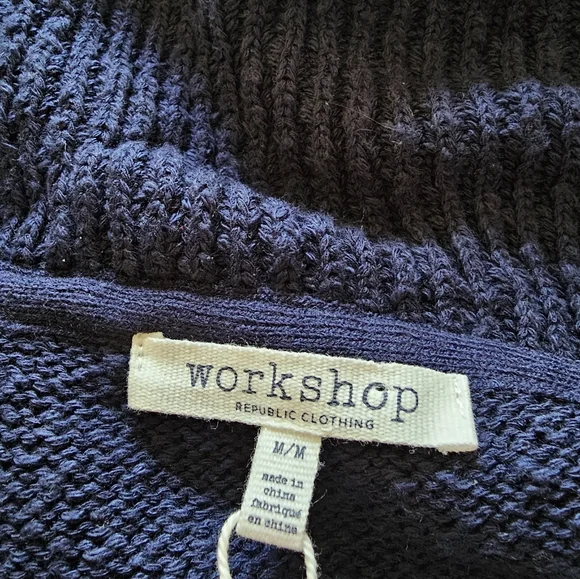 Workshop Striped Sweater Size M NWT - Picture 3 of 6